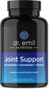 DR. EMIL NUTRIŢIE Supliment comun de ajutor - Supliment comun cu Glucosamină Chondroitin, MSM & Turmeric - Supliment comun de sănătate pentru mobilitate şi discomfort pentru bărbaţi şi femei * (60 capsule)
