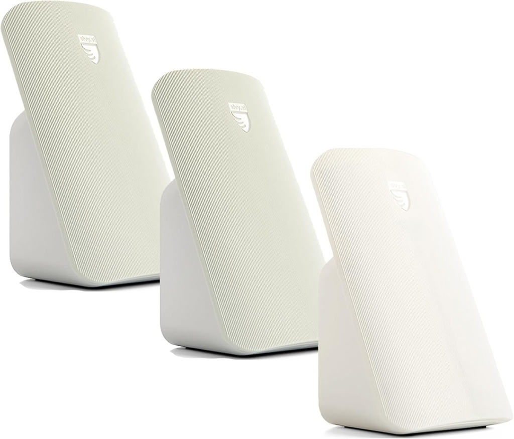 Pachet de 3-2 mentă verde, 1 Albă ca Zăpada - Elvy avansat EMF Blocker pentru telefon mobil și încărcător Qi Wireless: dispozitiv de ajutor pentru somn cu protecție EMF, încărcător rapid cu blocare radiație pentru telefoane mobile