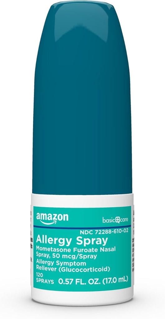 Îngrijire de bază 24 ore Alergie Spray nazal, Mometasone Furoate Spray nazal 50 mcg/ Spray, non-drowsy
