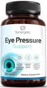 Sunergetic Premium Eye Pressure Supplement - Suplimentul de presiune pentru ochi cu Saffron, Lutein, Zeaxantină, Bilberry & Pine Bark - Suportă Sănătatea oculară și Viziunea generală - 30 Conte