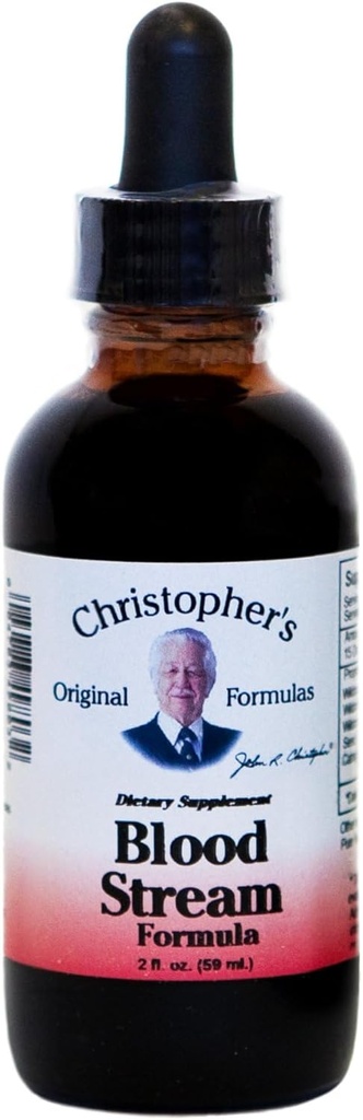 Christopher's Original Formulas Blood Stream Formula, 2 oz Glicerina Extract - Natural Herbal Blend