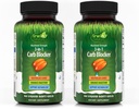 Irwin Naturals Putere maxima 3-in-1 Carb Blocker - 84 lichid Soft-Gels, pachet de 2 - Neutralizeaza Carbohidratii - 84 Total Serviri
