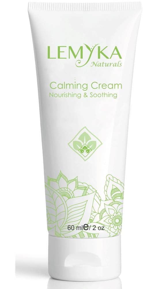Crema de eczema naturala LEMYKA cu ceramide, mancarime si rosii pentru Dermatita Atopica, Psoriazis, Hives, Organic Healing Ointment Moisturizer de lunga durata, Paraben-free, Fragrance-free, 2oz
