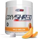 EHP Labs OxyShred Pre Pudră de antrenament și supliment de sfărâmare - Preworkout pulbere cu L Glutamina și Acetil L Carnitina, Energie Boost Drink - Wild Melon, 60 Serviri