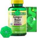 Rădăcină de ghimbir 550 mg, 100 capsule vegetariene cu vitamine și minerale exclusive Bundle - A to Z - Ghid mai bun Ligth&Spring