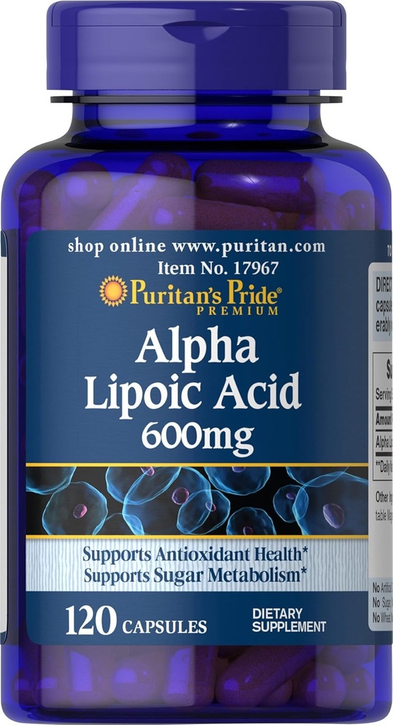 Pride Alpha Acid lipoic 600 Mg, 120 Conte