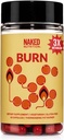Metabolizare NAKED Booster & termogenic Fat Burner pentru bărbați și femei - Pierdere în greutate pastile pentru femei - Burnly Fat Burner cu studiu clinic standard de aur - Suppressant apetit pentru pierderea in greutate pentru femei