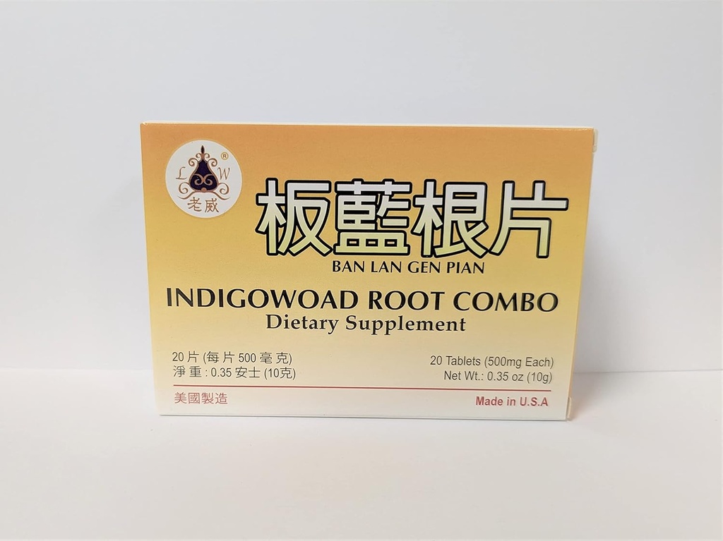 Ban LAN Gen Pian Herbal Supplement ajută pentru promovarea funcţiilor imune Sore gât febră durere de cap Tuse 20 comprimate fabricate în SUA