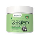 Animal Essentials Longevity Reishi Mushroom Supplement for Dogs & Cats - Healthy Cardiovascular & Ficat Function, Supports Long Term Health, Mushroom Powder Extract, Antioxidant - 1.8 Oz (Pack of 1)