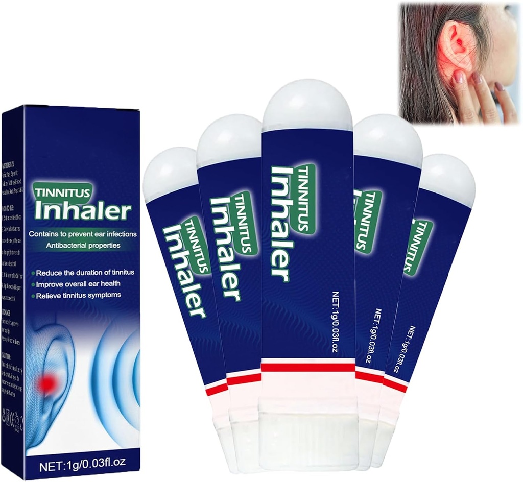 Echo Ease Tinitus Inhaler, Tinnistus Relief pentru inelarea urechilor Dispozitiv