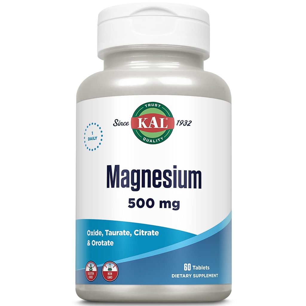 Kal 500 Mg Tablete de magneziu, 60 Conte