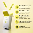 VITALBEAUTIE Super Retinol C (Powder, Skincare Supplement) 30 Pachete Collgen lichid pentru femei, Super Colagen Lift Shot