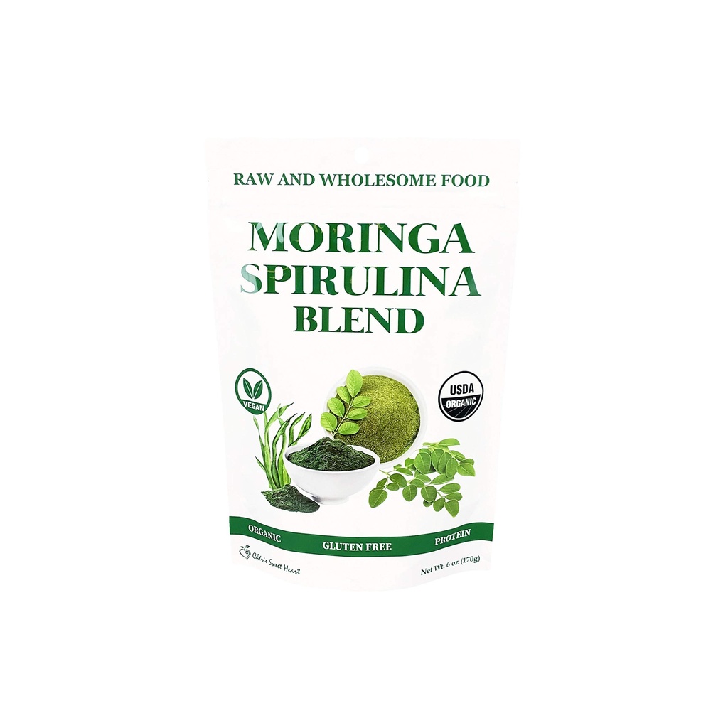 Chérie Sweet Heart Organic Moringa & Spirulina Superfood Blend, 6 oz 