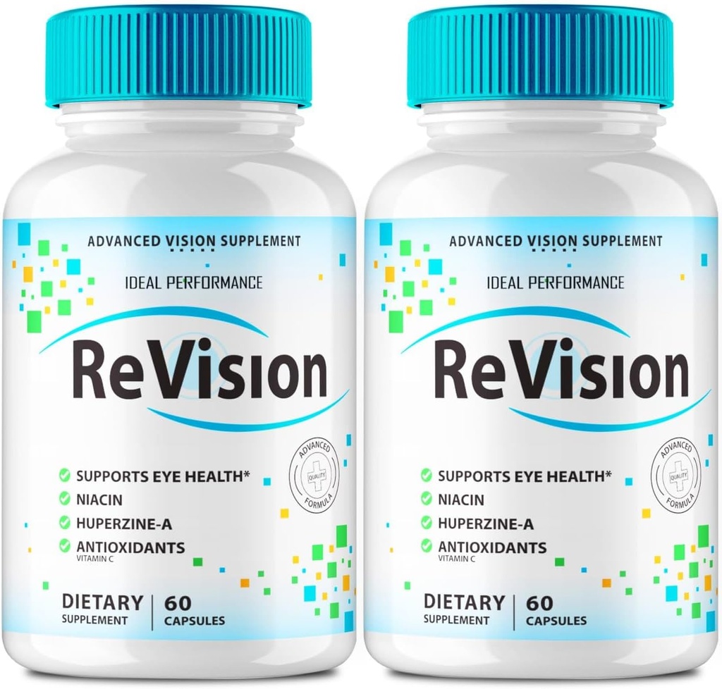 PERFORMANŢA IDEAL (2 ambalaj) Revizuire Suplimentul ochilor Pastile avansate Vision 2.0 Complexul de îngrijire a ochilor Vitamine Capsule Pro (120 capsule)