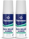 Theraworx Putere maximă Durere Relief Roll-On cu Lidocaină, Fast-Actioning - 2,5 Oz - 2 Conte