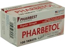 Pharbetol Acetaminofen 325 mg Concentraţie regulată, Durere Reliever, Fever Reductor comprimate,100 Număr (Pachet de 1)