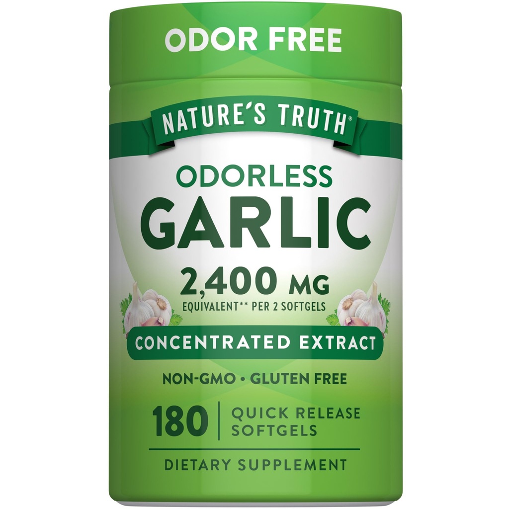 Natura's Truth Odorless Usturoi Softgels 