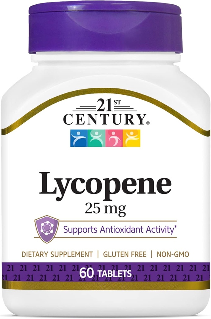 21st Century Lycopene 25 mg comprimate, 60 Conte (22400)