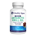 Krill ulei Omega 3 Astexanthin Choline DHA EPA, Absorbție superioară, Putere suplimentară, Fără ulei de pește gust, Heavy Metal testat, Small Size Softgels, 500mg