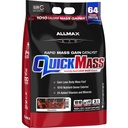 ALLMAX QUICKMASS, Ciocolată - 10 lb - Catalizator rapid de masă - până la 64 Grams de proteine per servire - 3:1 Carb la raportul de proteine - Zero Trans Fat - până la 70 Serviri