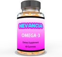 Omega-3 Gume cu ulei de pește DHA & EPA, Omega-3, promovează Heart & Brain Health, Eye Health, Immune Support, Natural Orange Flavou, 60 Gummies, 30-Day Supply