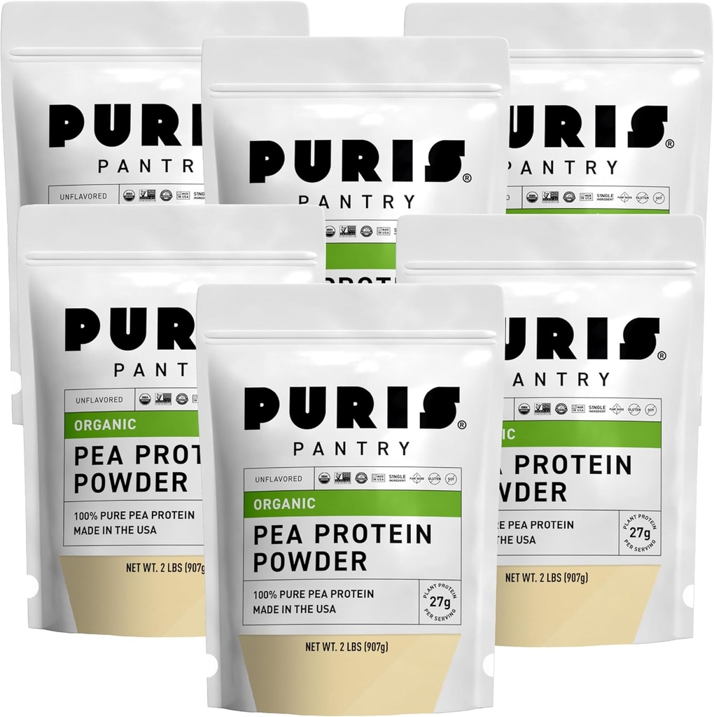 PURIS Organic Pea Proteina Pudră de Pudră de Pălărie 