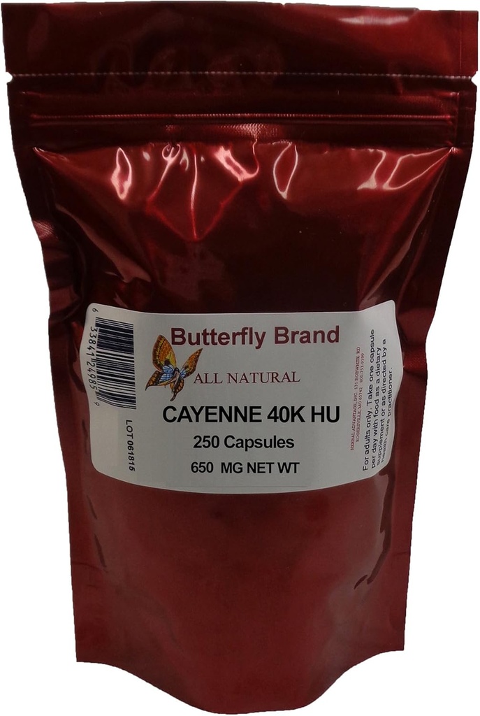 Cayenne 40K HU Capsule 650mg sac de 250