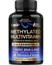 Multivitamine metilate - B2, B6, 5-MTHF & B12  Supliment cu TMG - Energie, Brain & Mood - Vegan - Made in USA - 120 Capsule