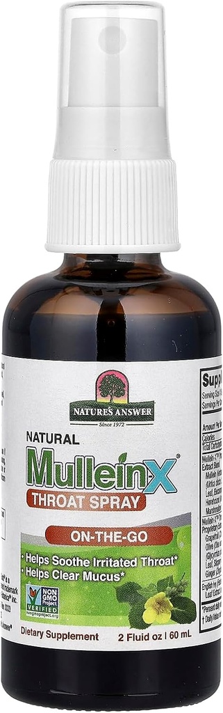 Mullein-X Ghroat Spray 2 Fluid Ounce 