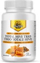 Dutchman de aur total Hive Trio capsule - 120 Veg Caps aproximativ 30-60 Servings - Bee Polen Royal Jelly & Propolis Supliment - Superfoods for Antioxidant Immune Support - Natural Honey Mix