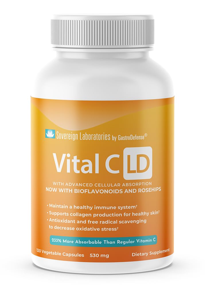 C-LD vitale - creşterea vitaminei lipozomale C - 530 mg capsule - 120 Număr de capsule