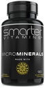 15mg Glicinat de zinc de la Albion® 6 Urme esentiale Minerale Bisglicinate, Mangan, Bor, Crom, Seleniu, Supliment Molibden, 90 Capsule Vegane cu bază de plante