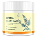 Trans-Resveratrol pulbere Supliment cu extract de vin roșu, Querbetin, Pterostilbene & NAD, 4.23 OZ, 30 de zile de aprovizionare