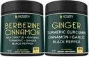 Bundle 7in1 Berberine HCl & 5in1 Ginger Supliment - Suport Imun, Digestie si Heart Health