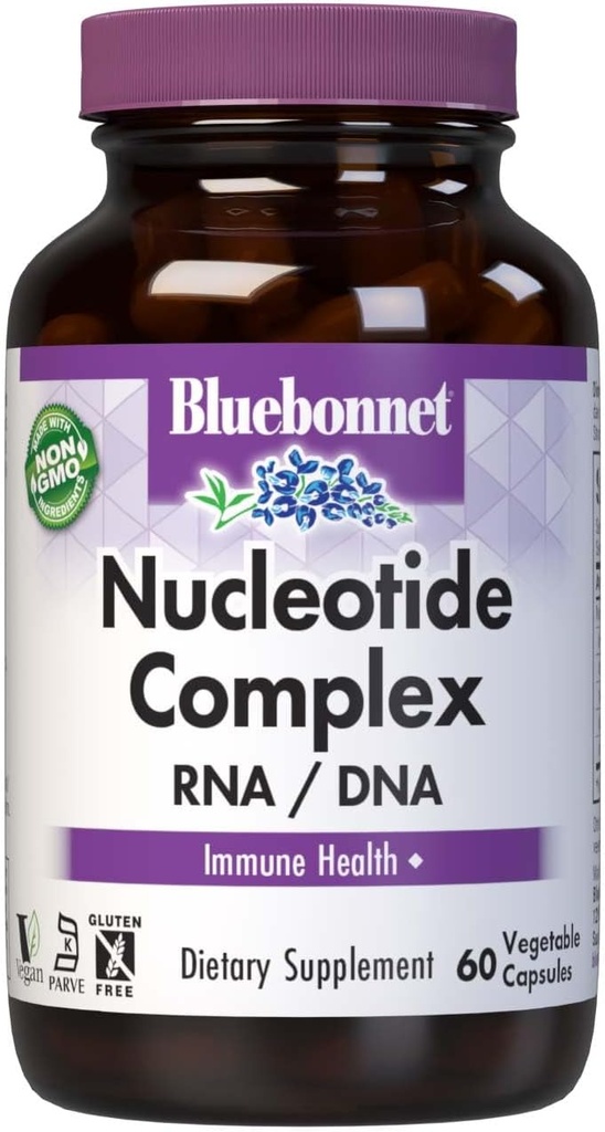 BlueBonnet Nucleotide Complex Supplement, 60 Conte, White