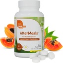 Zahler Aftermeals, Natural Antiacid Chews, Papaya Enzyme Tablete masticabile, Digestive Supplement, Certified Kosher, 100 comprimate masticabile