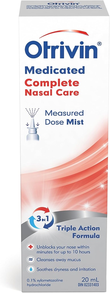 Otrivin medicamentat de îngrijire nazală completă (spray) (doza măsurată Mist)