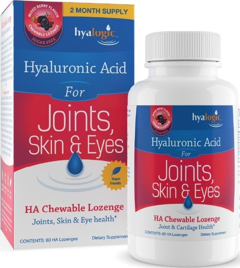 Acid hialuronic hialuronic hilogic Lozenge masticabil - Tablete masticabile pentru îngrijirea pielii & ochi 