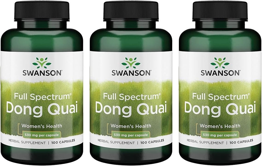 Swanson Dong Quai 530 Milligrams 100 Capsule 3 Ambalaj
