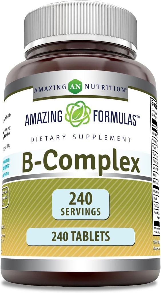 Formulari uimitoare Complex de vitamina B cu 11 nutrienti cheie 