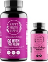 Happy Healthy Hippie Vegan Colagen Constructor & Go with The Flow Hormone Balance for Women 180 Ct