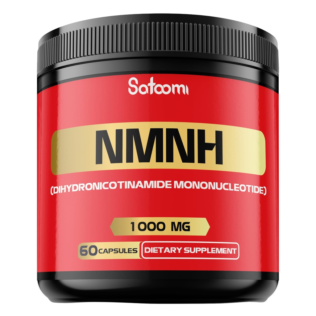 NMNH (Dihidronicotinamidă Mononucleotidă) -NMN Supliment Alternativ - 1000 mg per Serving NAD Supliment cu suport NAD - 60 capsule - 30 zile de aprovizionare