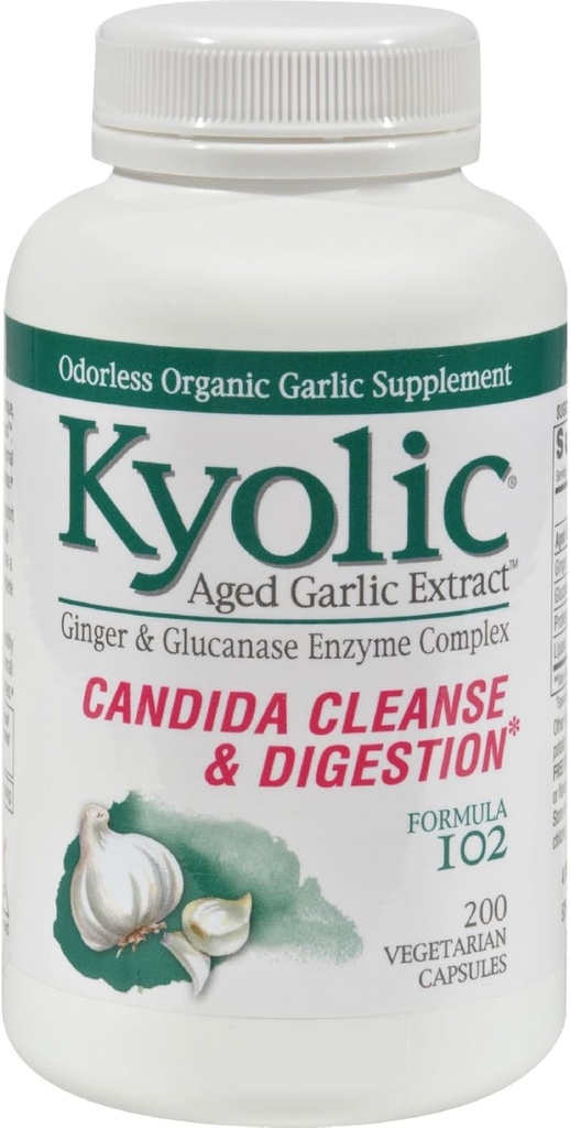Kyolic #102 Usturoi W/Enzim Veg 200 Cap