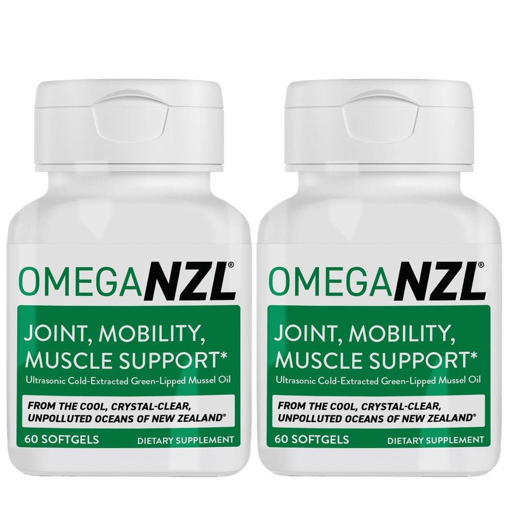 Original Omega-3 supliment comun de sprijin, Cel mai bun ajutor muscular natural, Green-Lipped Mussel ulei, 120 Softgels, Fără gust de pește