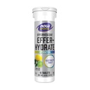 now Foods Sports Nutrition, Effer-Hydrate Effer-Efervescent, Electrolyte Supplement, Recovery*, Lemon Lime, 10 comprimate