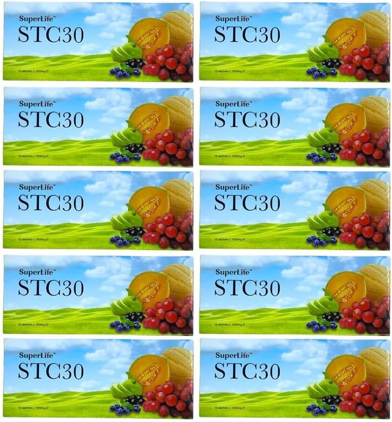Superlife 10 Packs STC30 Anti-Îmbătrânire Reduce ridurile cosuri linii fine Textura Superlifeworld (15 Sachete / Pack)