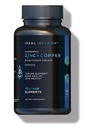 Elemente de tensiune Bisglicinat de zinc + Orotat 245 mg cu Chelat de cupru: Musculare si sanatate a pielii, Echilibrul hormonal - Zinc elementar 50mg (100 serviri) Vegan
