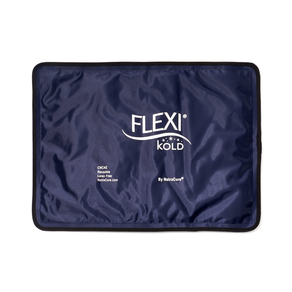 FlexiKold Gel Ice Packs (Standard Large: 10.5" x 14.5) pentru leziuni Reutilizabile, Back Pain Relief, Knee Wrap, After Chirurgie, Ice Pack for Knee, Shoulder - 6300-COLD by NatraCure