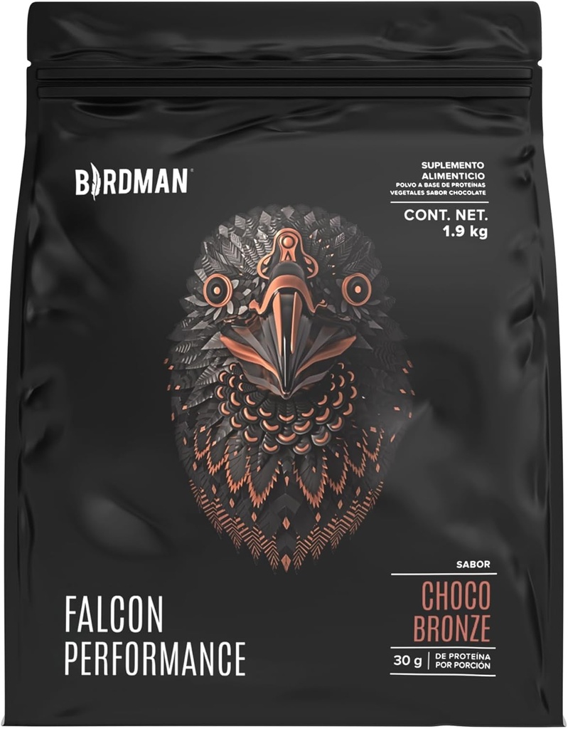 BirdMAN Falcon Performance Premium Sport Proteina pulbere Plus Creatina, 31g Proteina si 5g Creatina per Servire, Nici o inflamatie, Nu Acnee, Ciocolata Aromă 