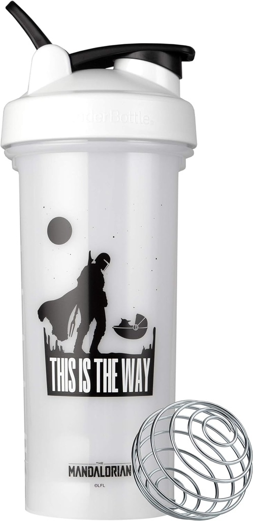 BlenderBottle Star Wars Shaker Sticla Pro Series Perfect pentru Shake-uri de proteine și Pre antrenament, 28-Ounce, Acest lucru este calea